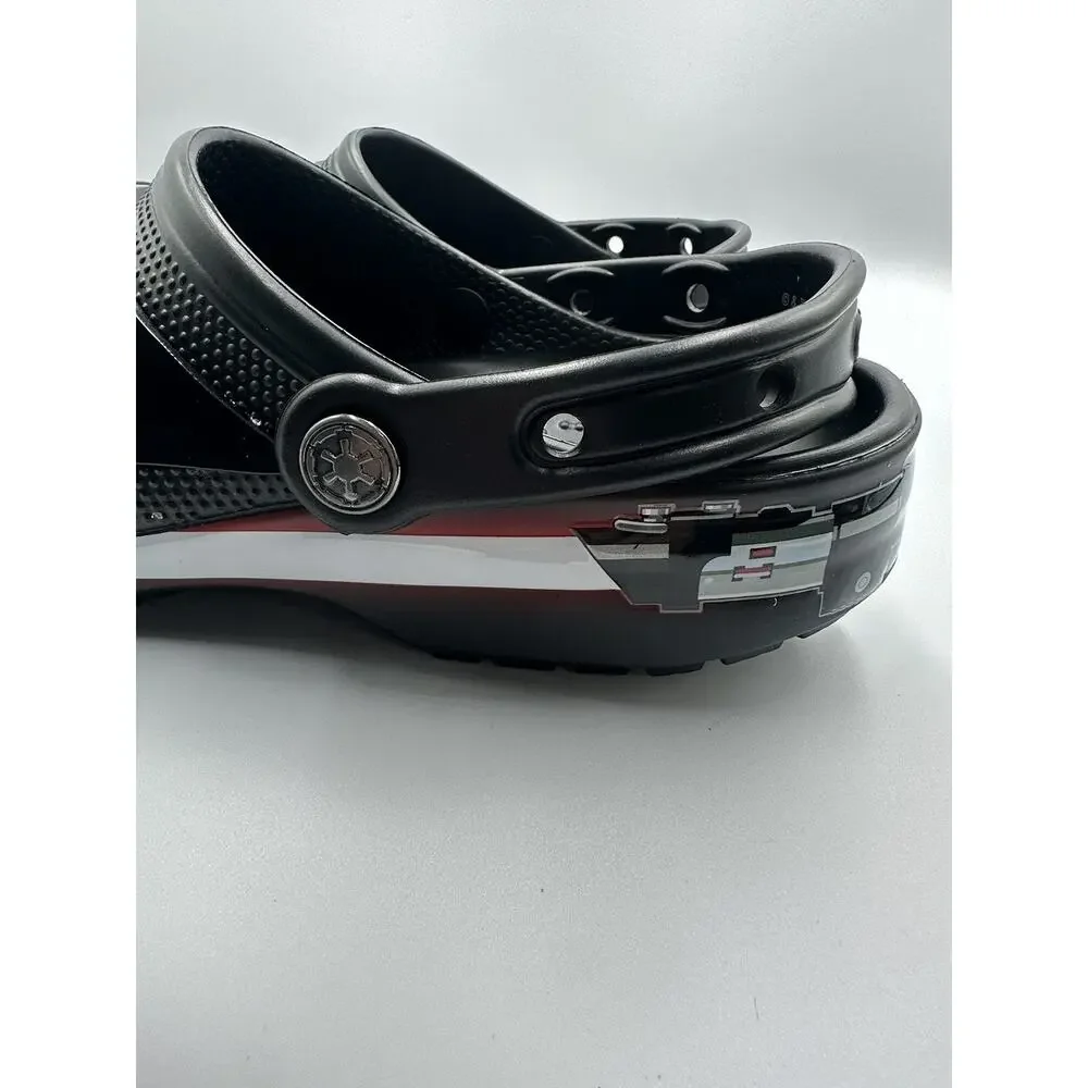 Mens Sz 7 Star Wars Crocs Darth Vader Classic Clog Wmns 9 - Black 211774-90H